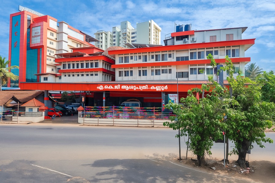 AKG Memorial Hospital building, Talap Kannur