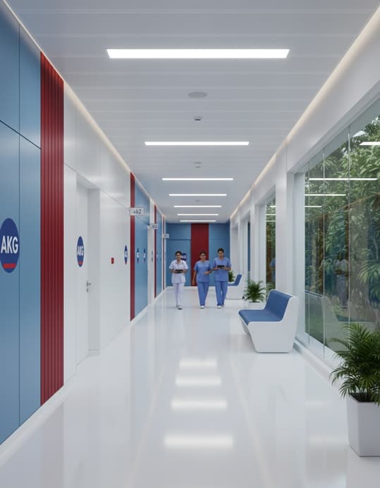 Hospital corridor
